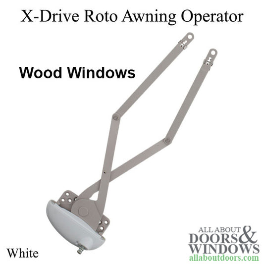 Roto Awning Operator, X-Drive for Wood Windows, Sill mounted