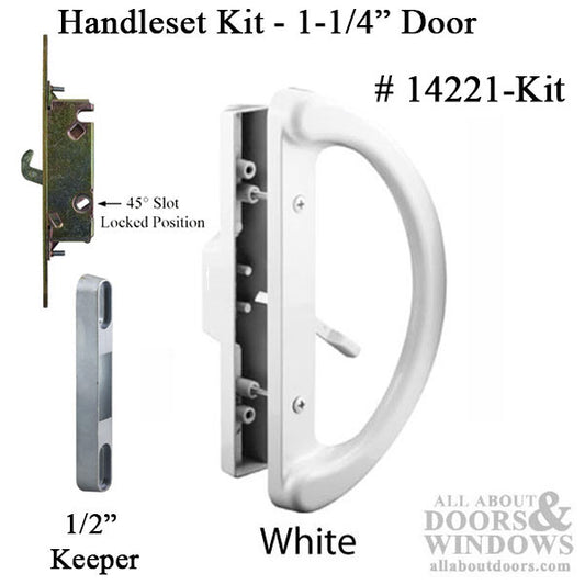 Handle Set Kit - Sliding Patio Door, with Lock & Keeper