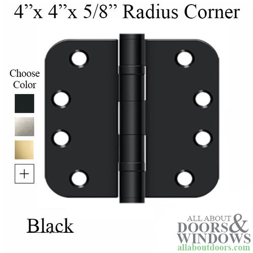 Deltana 4 x 4 x 3.3 x 5/8 Radius, Steel Ball Bearing, Radius Corners - Choose Color - Deltana 4 x 4 x 3.3 x 5/8 Radius, Steel Ball Bearing, Radius Corners - Choose Color