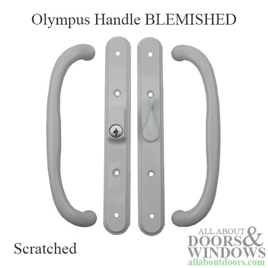 BLEMISHED Olympus Handle Offset Thumb, Keyed Sliding Glass Door