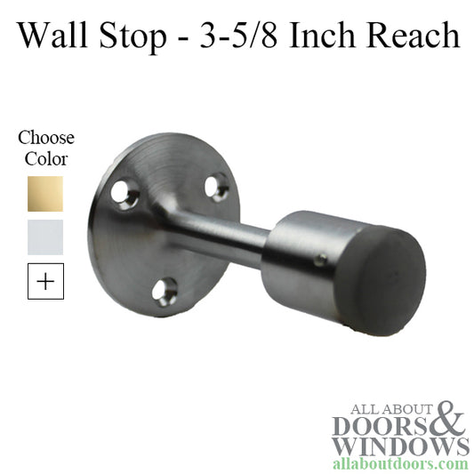 Wall Stop - 3-5/8 Inch Reach