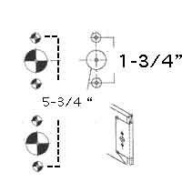 Lever Storm Door Handle Set - Lever Storm Door Handle Set