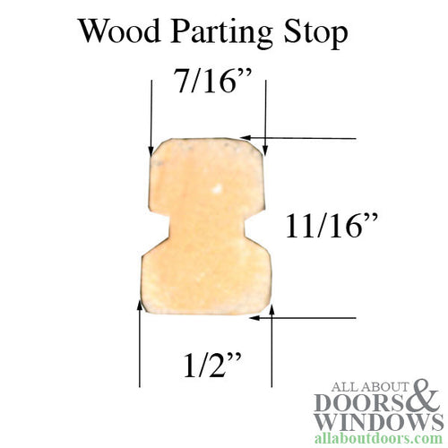 Wood Parting Stop, Head/Side Jamb 78