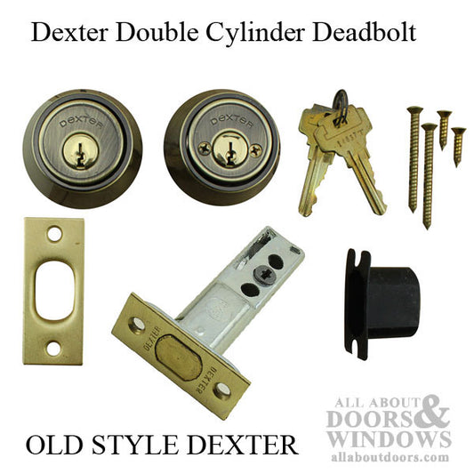 Dexter Old style 4109 Double cylinder Deadbolt 2-3/8 Latch