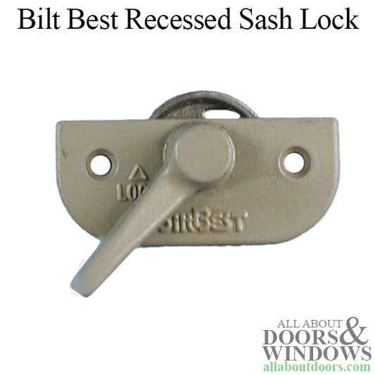 Recessed Sash Lock for Sweep Latch, 1 5/8” screw spacing - Blemished