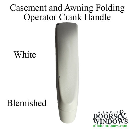 Blemished - Marvin Folding Handle, Casemaster & Awning Window - White