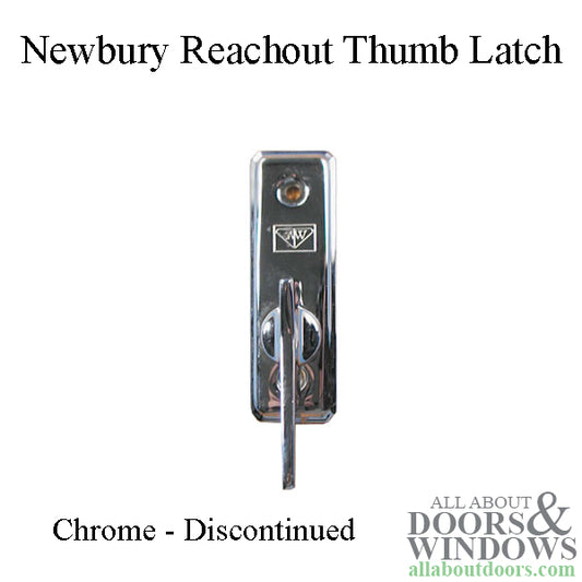 Discontinued Andersen Reachout Thumb Latch - Chrome