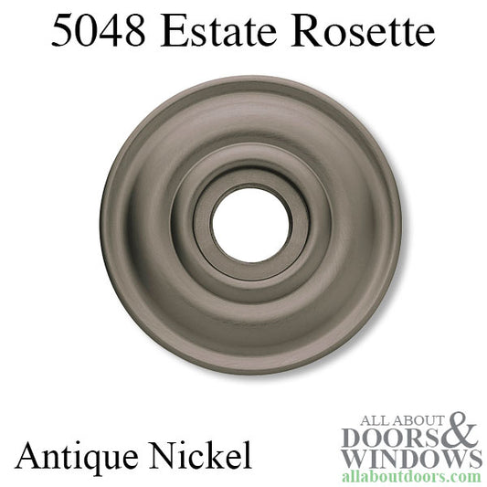 Rosette for 5048 Estate, Dummy Function, 2-5/8" - Antique Nickel