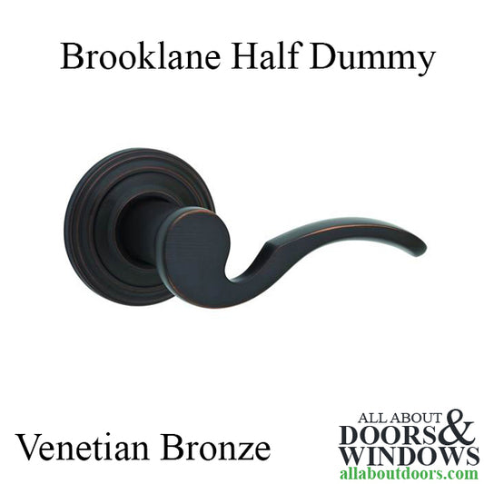 Blemished Left Hand Brooklane Half Dummy Lock - Venetian Bronze
