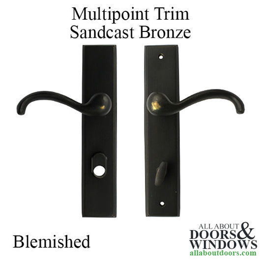 Blemished - Multipoint Trim, 2 x 10 inch, American Cylinder Sandcast Bronze