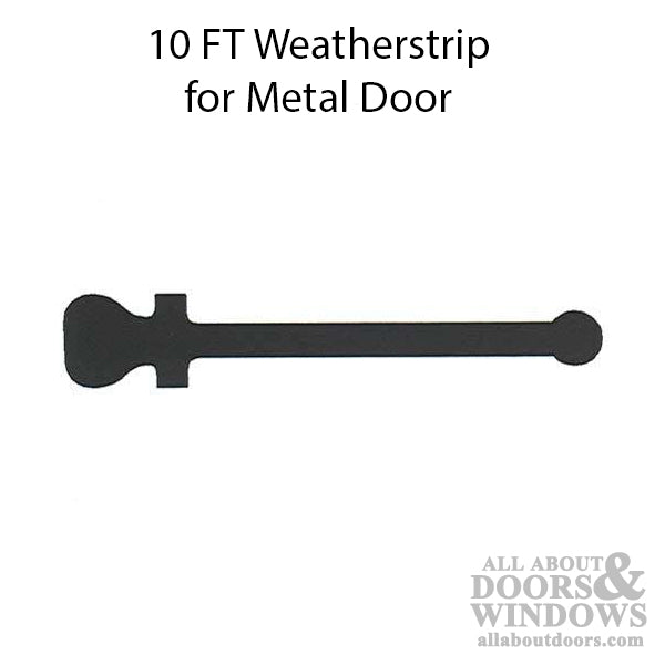Weatherstrip - Metal Door - 10 Foot - Weatherstrip - Metal Door - 10 Foot
