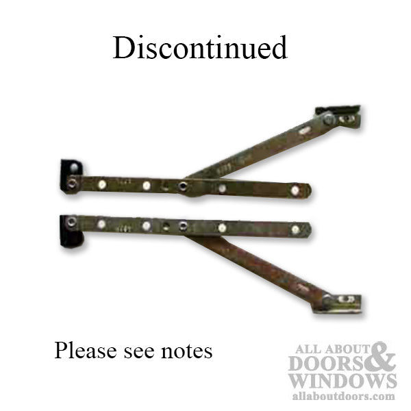 Bilt Best Casement Window Hinge - Metal Clip / Black Shoe - Bilt Best Casement Window Hinge - Metal Clip / Black Shoe