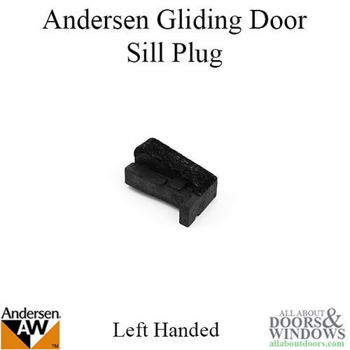 DISCONTINUED Sill Plug - Frenchwood Gliding Patio Door - Left - DISCONTINUED Sill Plug - Frenchwood Gliding Patio Door - Left